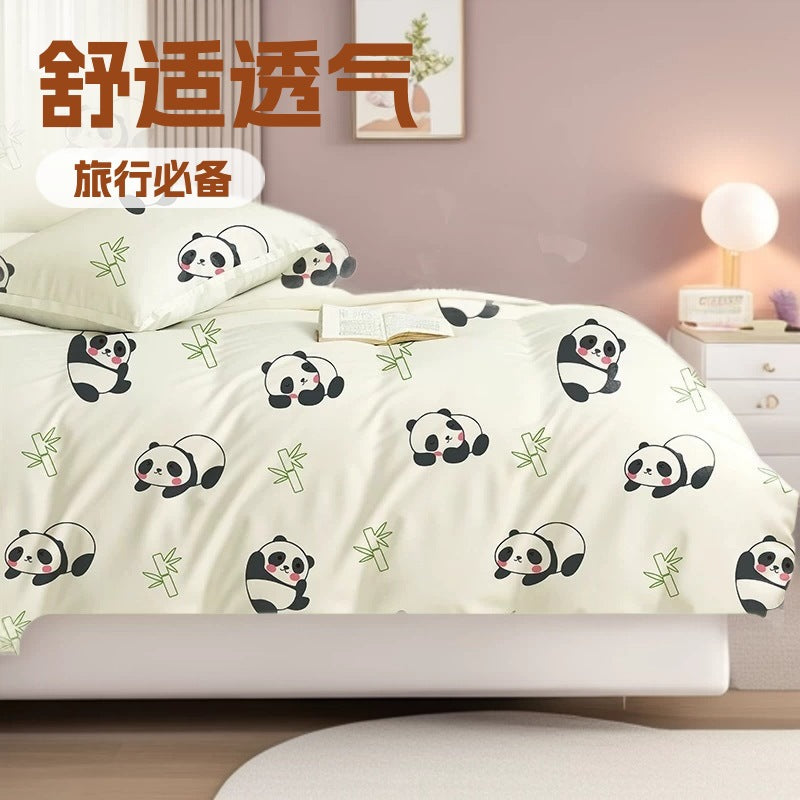 Badi Gao Disposable Bed Sheet and Duvet Cover Four-Piece Set Travel Hotel Bedding Category-Wan