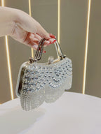 New Cross-border Diamond Clutch Bag Tassel Evening Bag Birthday Wedding Banquet Shoulder Crossbody Dinner Bag