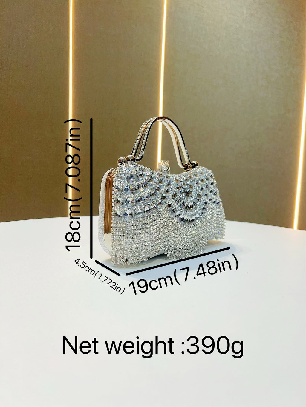 New Cross-border Diamond Clutch Bag Tassel Evening Bag Birthday Wedding Banquet Shoulder Crossbody Dinner Bag