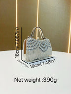 New Cross-border Diamond Clutch Bag Tassel Evening Bag Birthday Wedding Banquet Shoulder Crossbody Dinner Bag