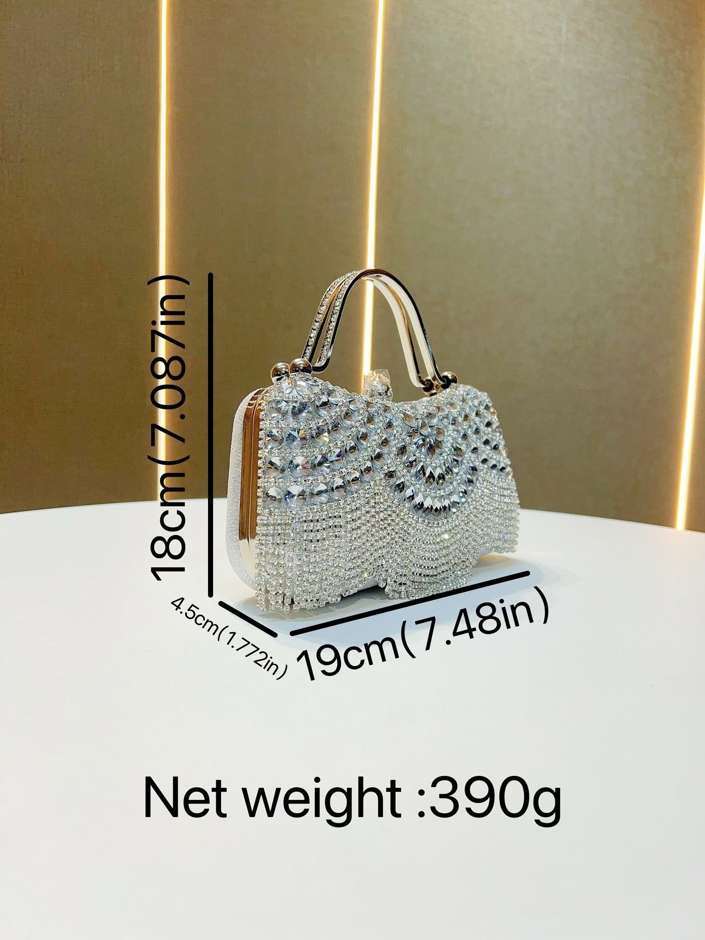 New Cross-border Diamond Clutch Bag Tassel Evening Bag Birthday Wedding Banquet Shoulder Crossbody Dinner Bag