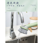 Long-Handled Pot Brush, Dishwashing Brush, Household Pot Cleaning Brush, Steel Wire Cleaning Ball, Storage Stainless Steel Wire, Kitchen Cleaning
