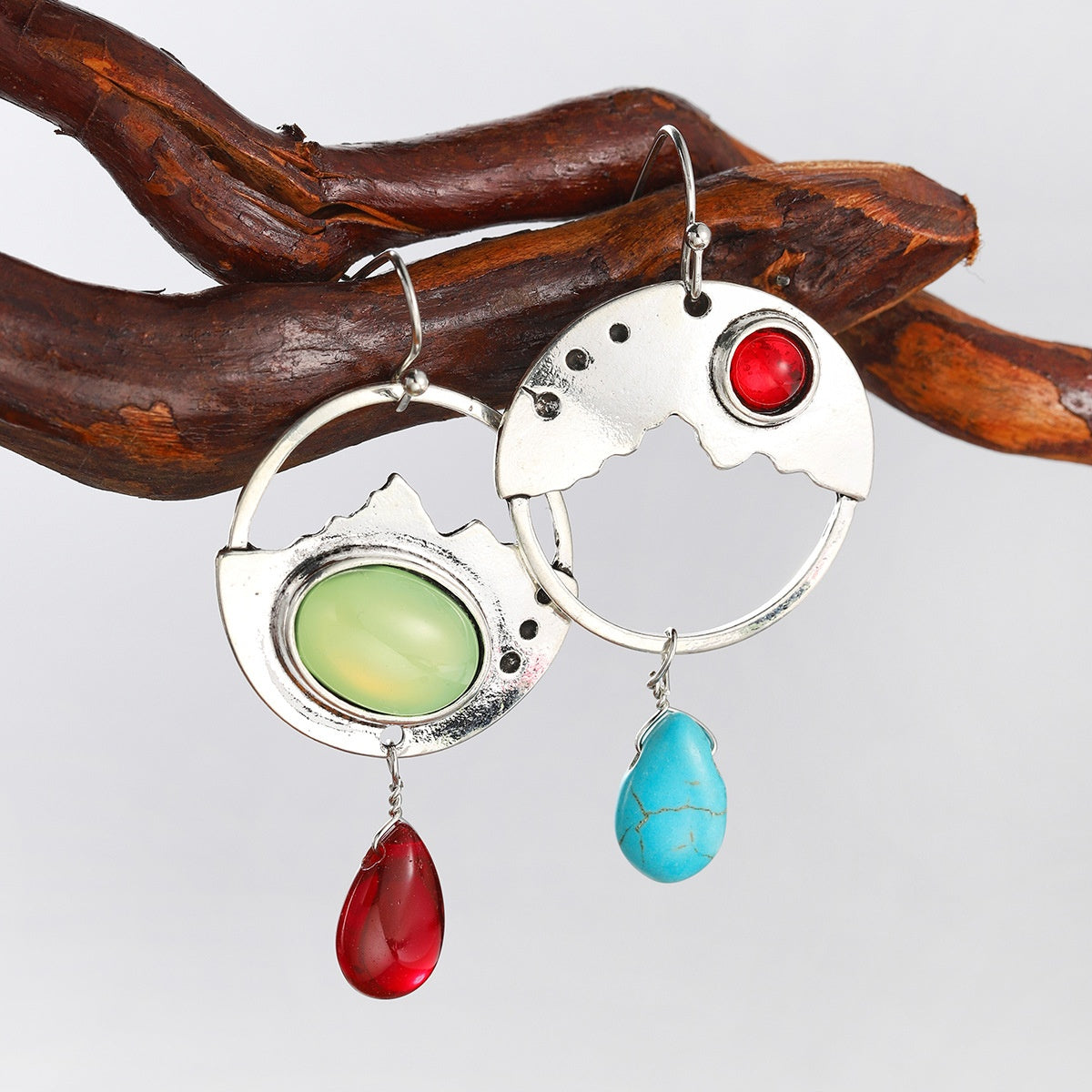Personalized Solid Color Dual-use Short Earrings