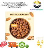 Rosted Premium Almond | Nuts | Kacang Almond | 100g | 250g | 500g | 1Kg