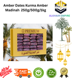 Amber Dates Kurma Amber Madinah  250g/500g/1kg