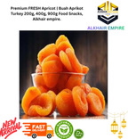 Premium FRESH DRIED APRICOT | Buah Aprikot Turkey 200g, 400g, 900g Food Snacks, Alkhair empire.