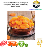 Premium FRESH DRIED APRICOT | Buah Aprikot Turkey 200g, 400g, 900g Food Snacks, Alkhair empire.