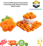 Premium FRESH DRIED APRICOT | Buah Aprikot Turkey 200g, 400g, 900g Food Snacks, Alkhair empire.