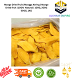 Mango Dried fruit /Mangga Kering | Mango Dried fruit | 100%  Natural | 100G, 200G 500G, 1KG