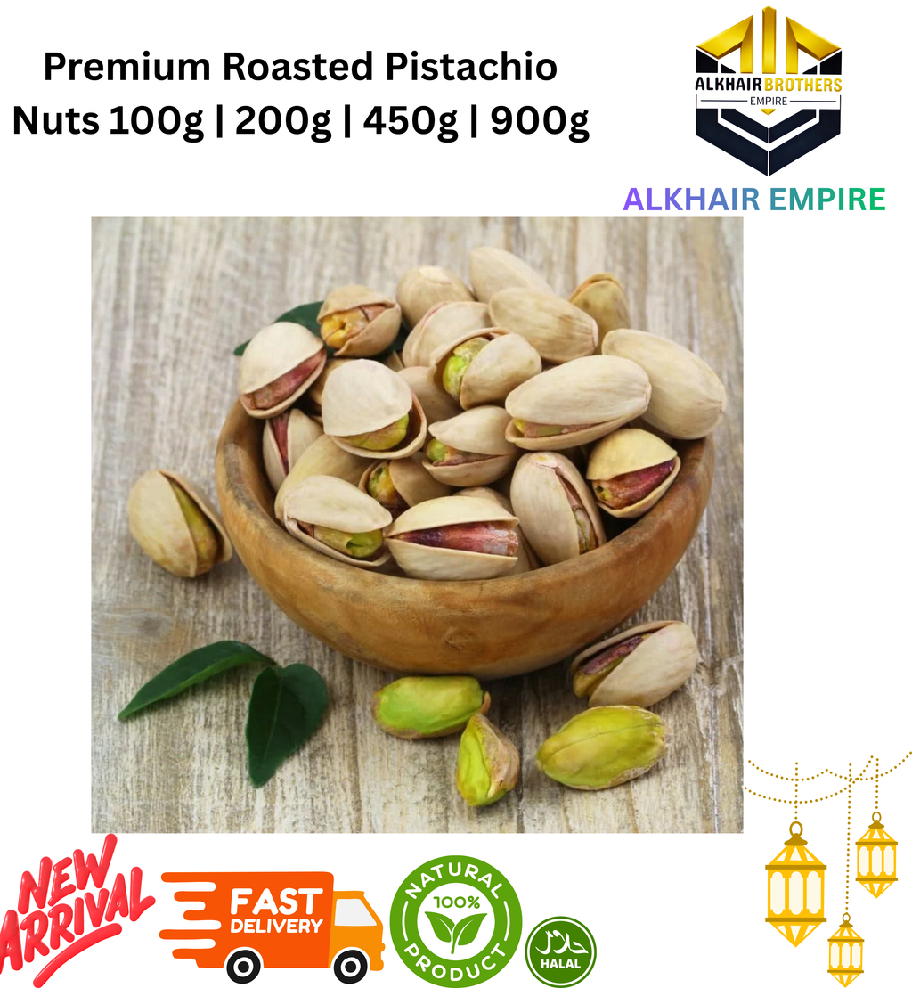 Premium Roasted Pistachio Nuts 100g | 200g | 450g | 900g