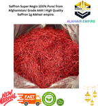 Saffron Super Negin 100% Pure/ from Afghanistan/ Grade AAA | High Quality Saffron 1g Alkhair empire.