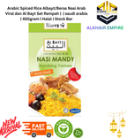 Arabic Spiced Rice Albayt/Beras Nasi Arab  Viral dan Al Bayt Set Rempah |  | saudi arabia | 450gram l Halal | Stock Bar