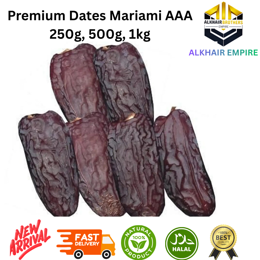 PREMIUM MARIAMI DATES GRADE AAA FROM IRAN, 250g, 500g, 1kg