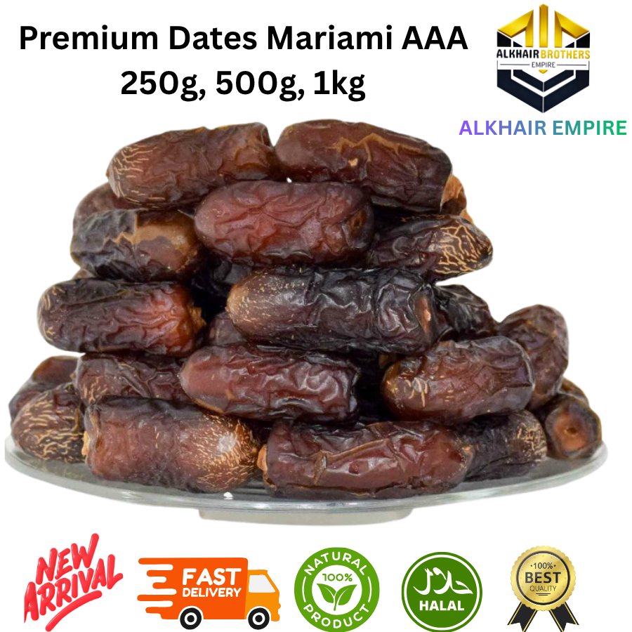 PREMIUM MARIAMI DATES GRADE AAA FROM IRAN, 250g, 500g, 1kg
