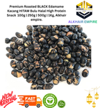 Premium Roasted Green&Black Edamame Kacang Hijau&Hitam Bulu Halal High Protein Snack  100g | 250g | 500g | 1Kg, Alkhair empire.