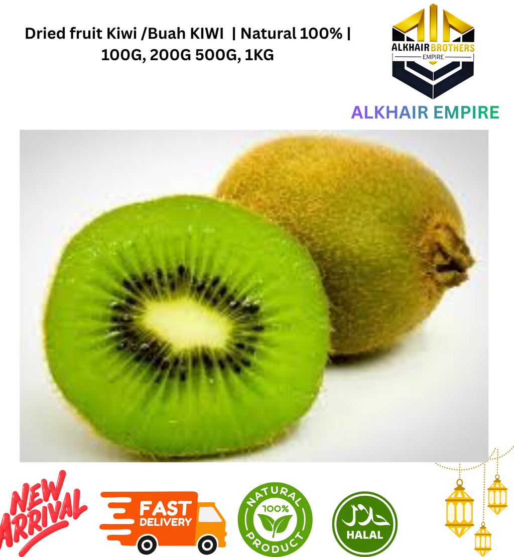 Dried fruit Kiwi /Buah KIWI  | Natural 100% | 100G, 200G 500G, 1KG