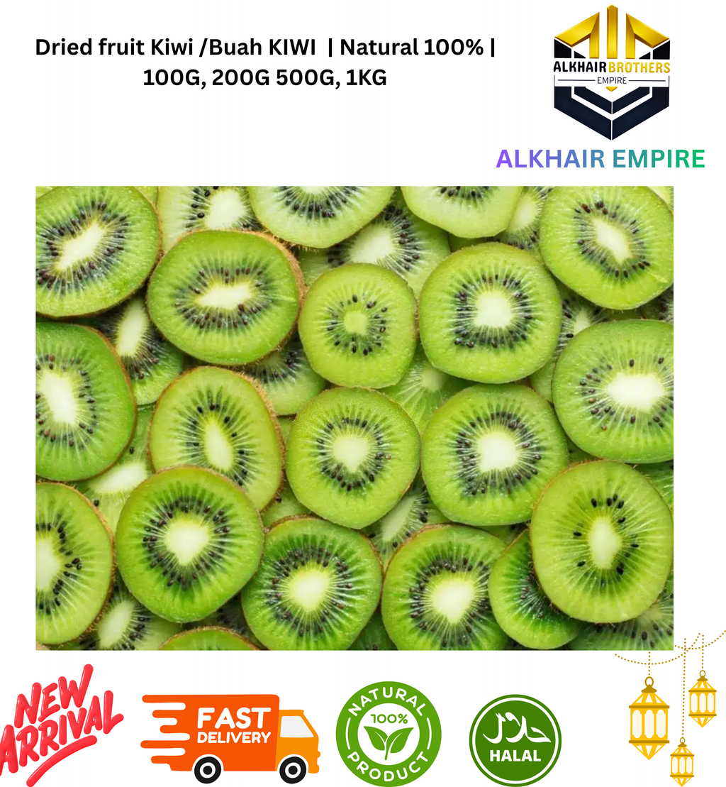 Dried fruit Kiwi /Buah KIWI  | Natural 100% | 100G, 200G 500G, 1KG