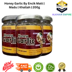 Honey Garlic By Encik Matt | Madu | Khalat | 200g | Natural Halal Product | Fast Delivery | New Arrival