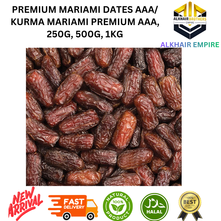 PREMIUM MARIAMI DATES GRADE AAA FROM IRAN, 250g, 500g, 1kg