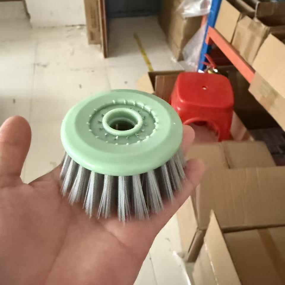 Long-Handled Pot Brush, Dishwashing Brush, Household Pot Cleaning Brush, Steel Wire Cleaning Ball, Storage Stainless Steel Wire, Kitchen Cleaning