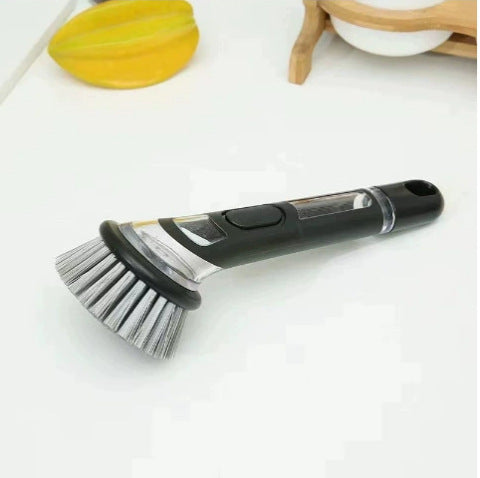 Long-Handled Pot Brush, Dishwashing Brush, Household Pot Cleaning Brush, Steel Wire Cleaning Ball, Storage Stainless Steel Wire, Kitchen Cleaning