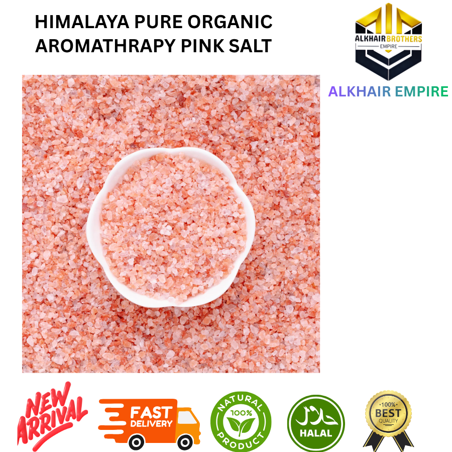 Himalaya Pure Organic Aromatherapy Pink ROCK Salt - Halal Certified - Natural Product - Fast Delivery - New Arrival