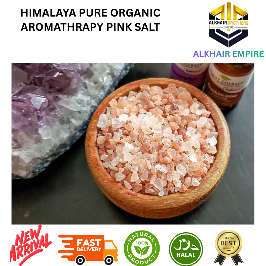 Himalaya Pure Organic Aromatherapy Pink ROCK Salt - Halal Certified - Natural Product - Fast Delivery - New Arrival