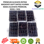 Premium Alshafa Mazafati Soft Dates , 500g + 50g, Halal, Natural Product, New Arrival, Fast Delivery