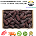 PREMIUM SAFAWI DATES MEDIUM/ 250G, 500G, 1KG