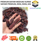 PREMIUM SAFAWI DATES MEDIUM/ 250G, 500G, 1KG