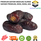 PREMIUM SAFAWI DATES MEDIUM/ 250G, 500G, 1KG