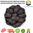 PREMIUM SAFAWI DATES MEDIUM/ 250G, 500G, 1KG