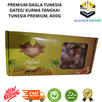Premium Deglet NOUR Tunisia Dates Kurma Tangkai Tunesia Premium 400g